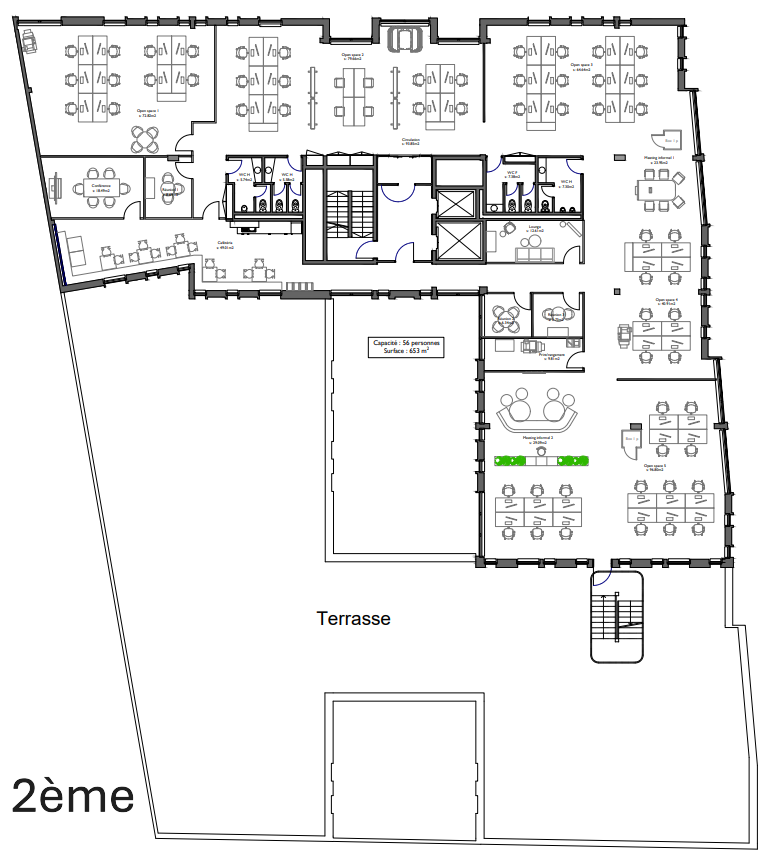 650m² Büro