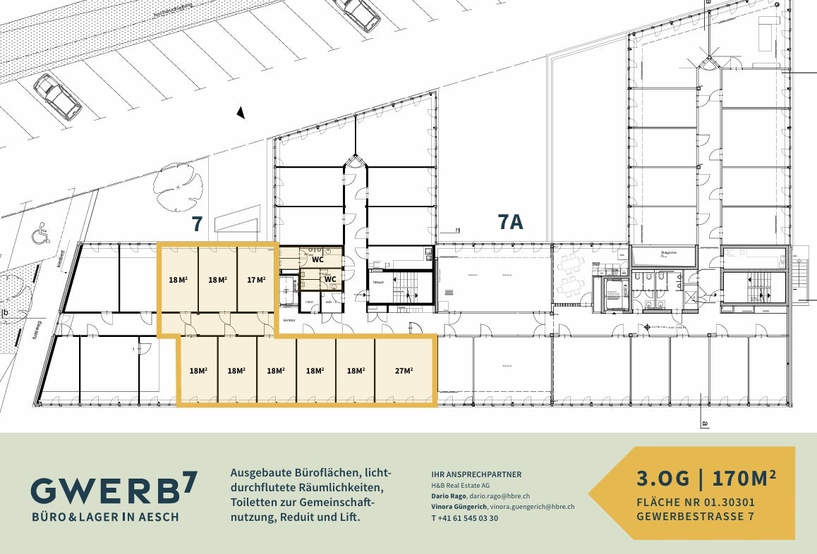 170m² office