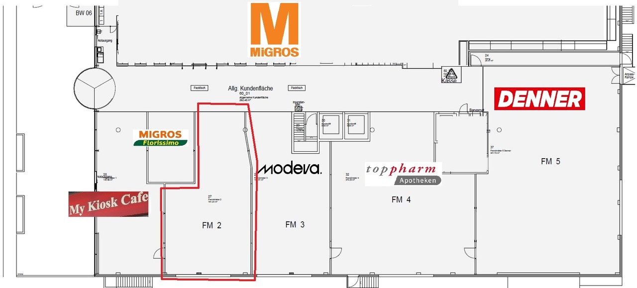 Magasin de 160m²