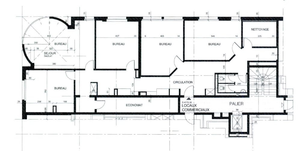222m² Büro