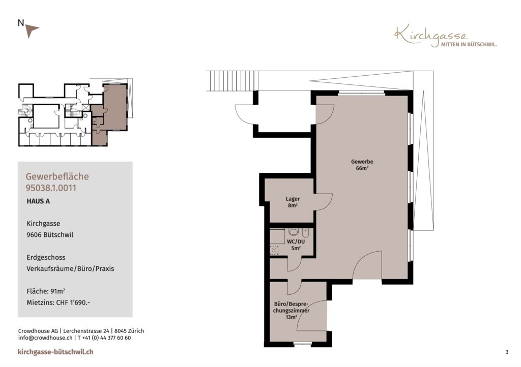91m² commercial