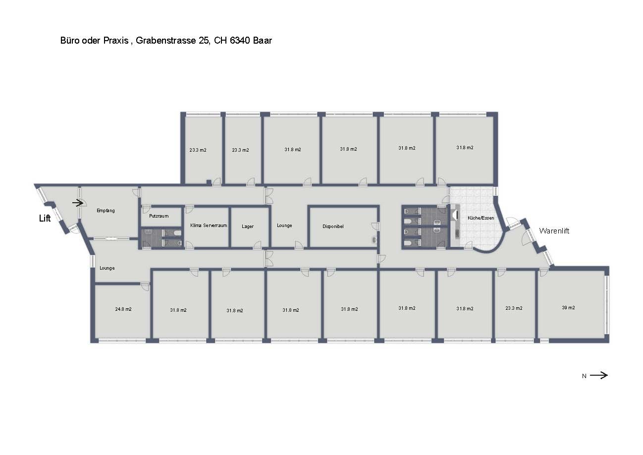 740m² commercial
