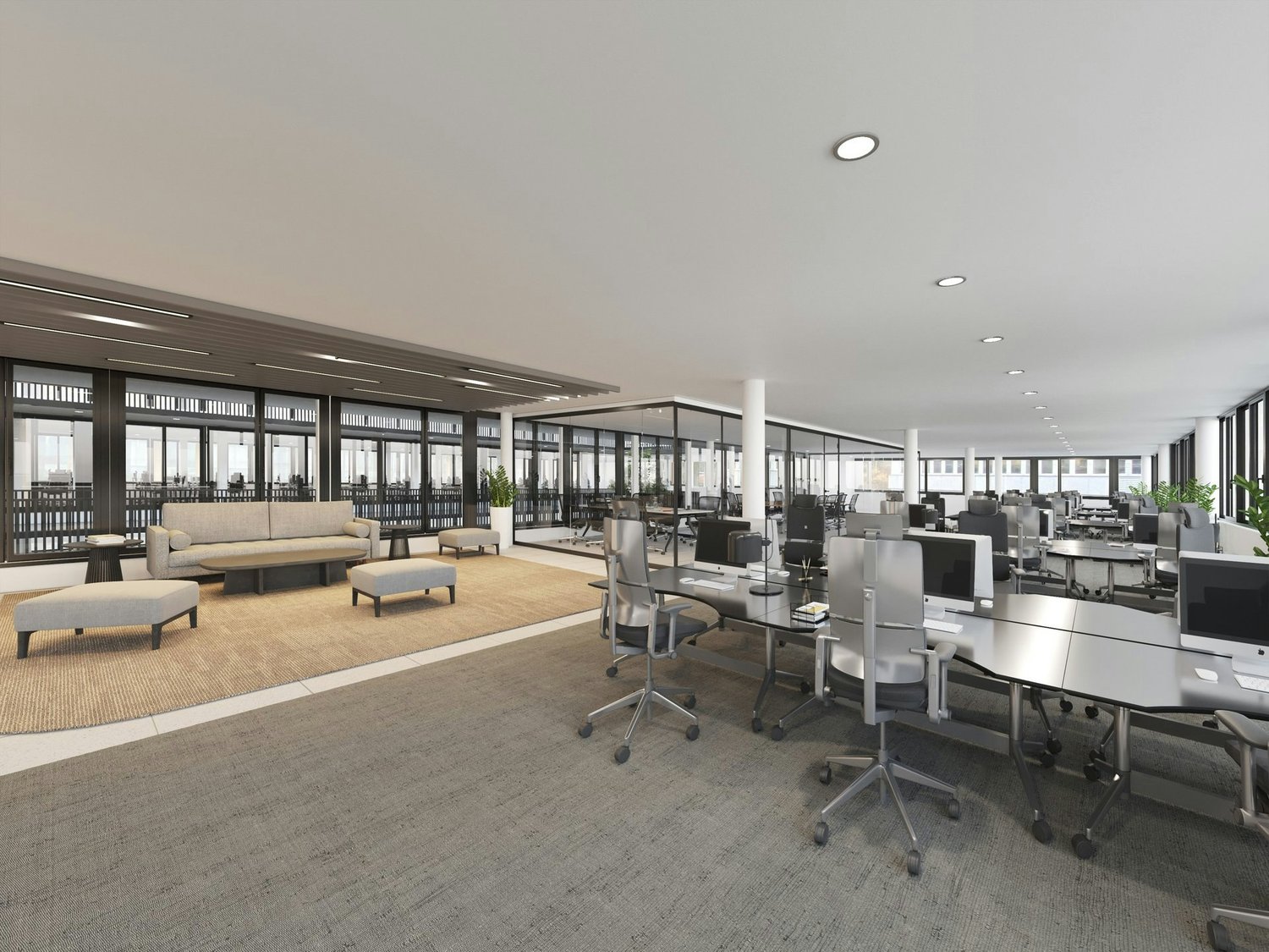 1100m² office, Foto 2 von 5