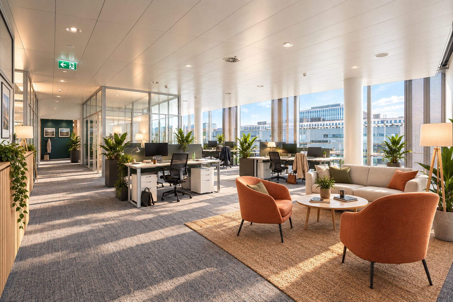 596-596m² office