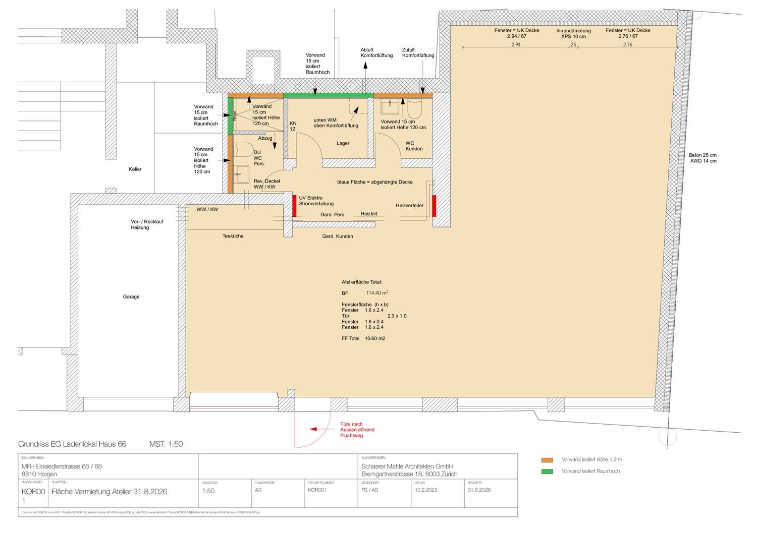 114m² atelier