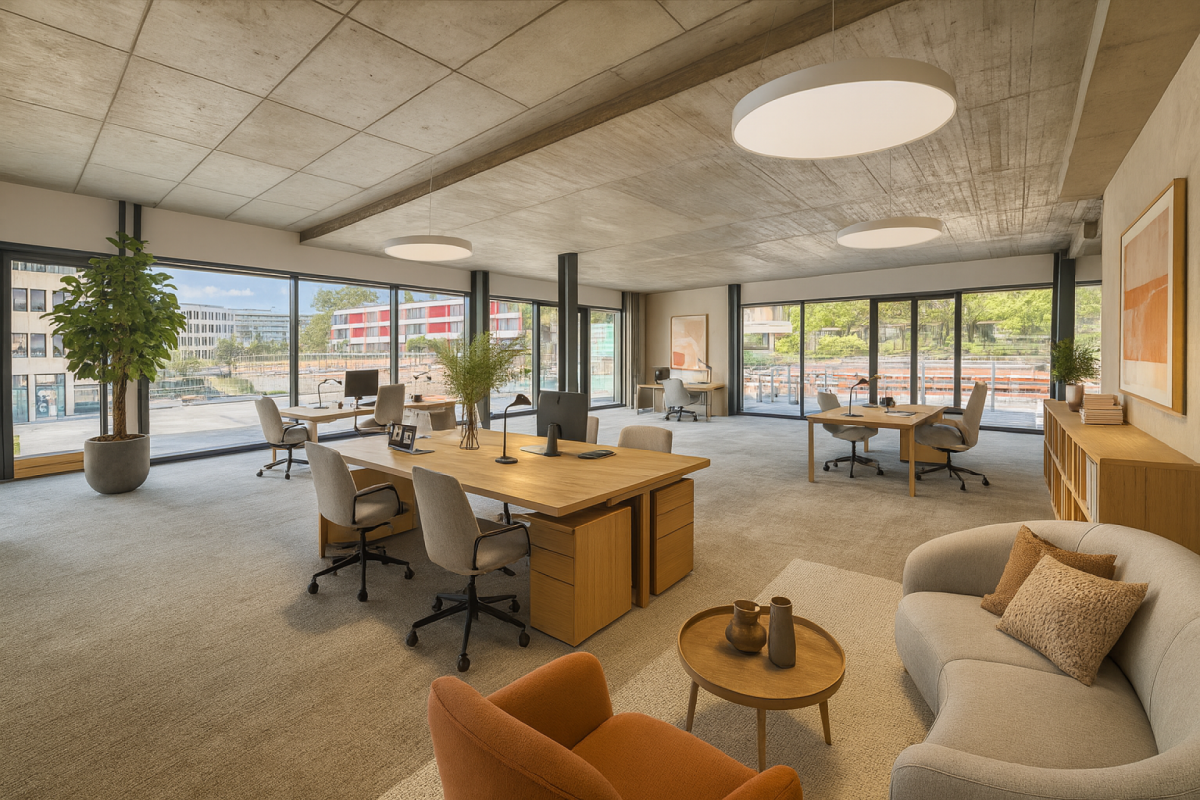 600m² Büro