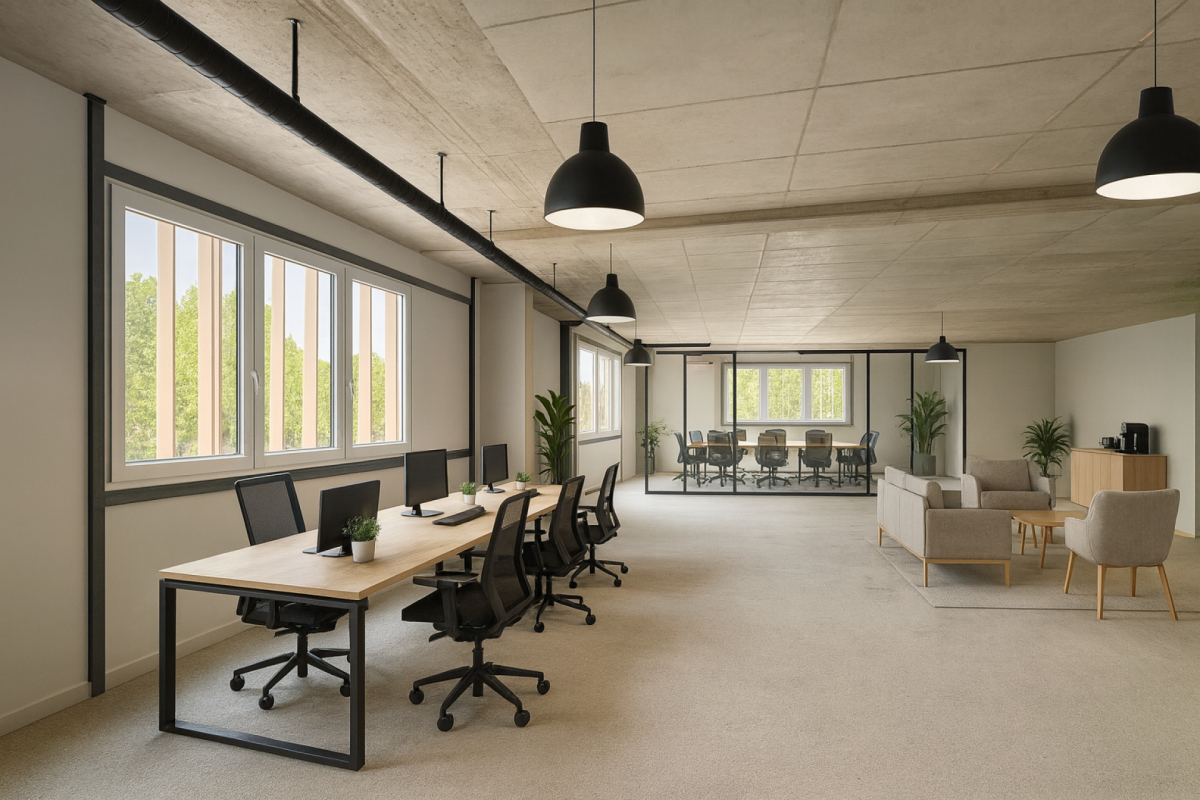 600m² Büro