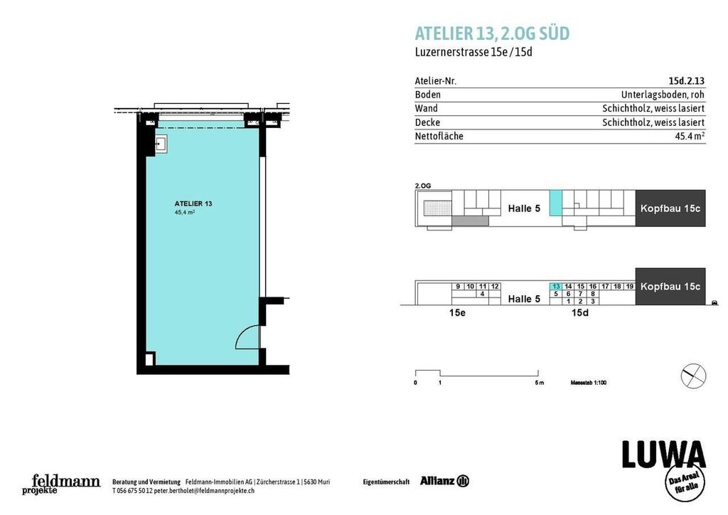 45m² commercial