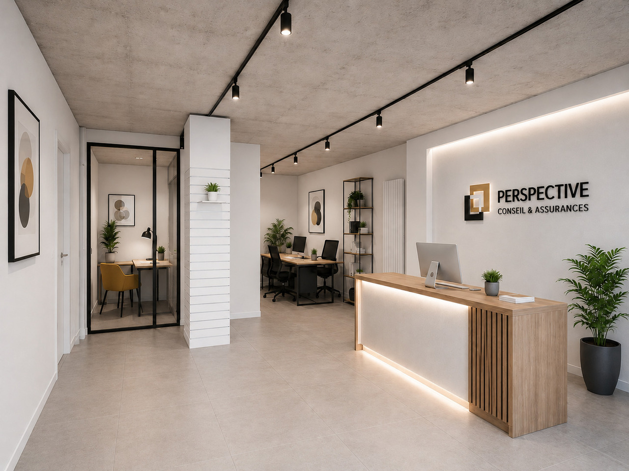 110m² Büro