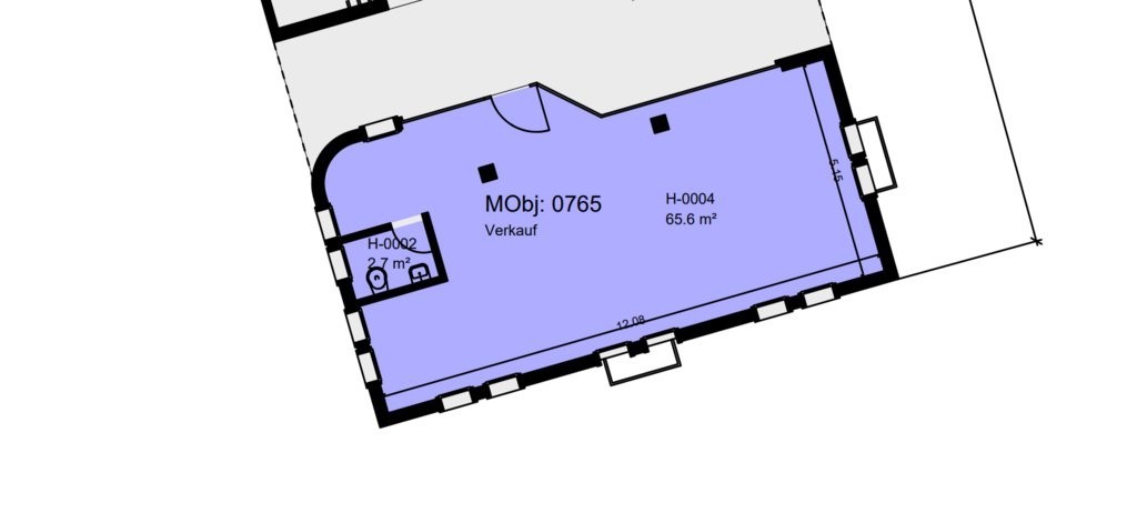 68m² office