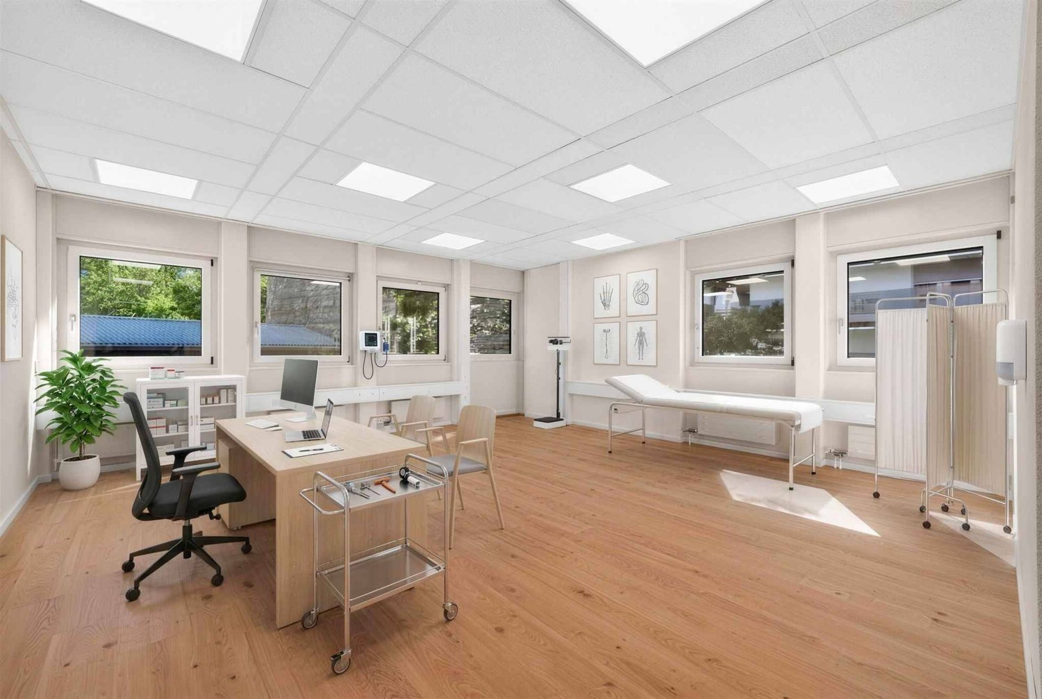 80m² Büro