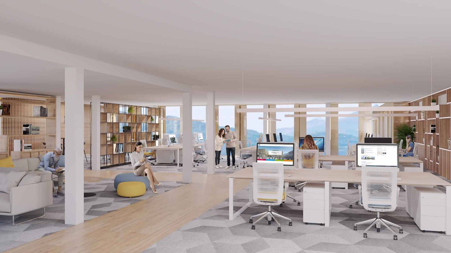 1100m² Büro