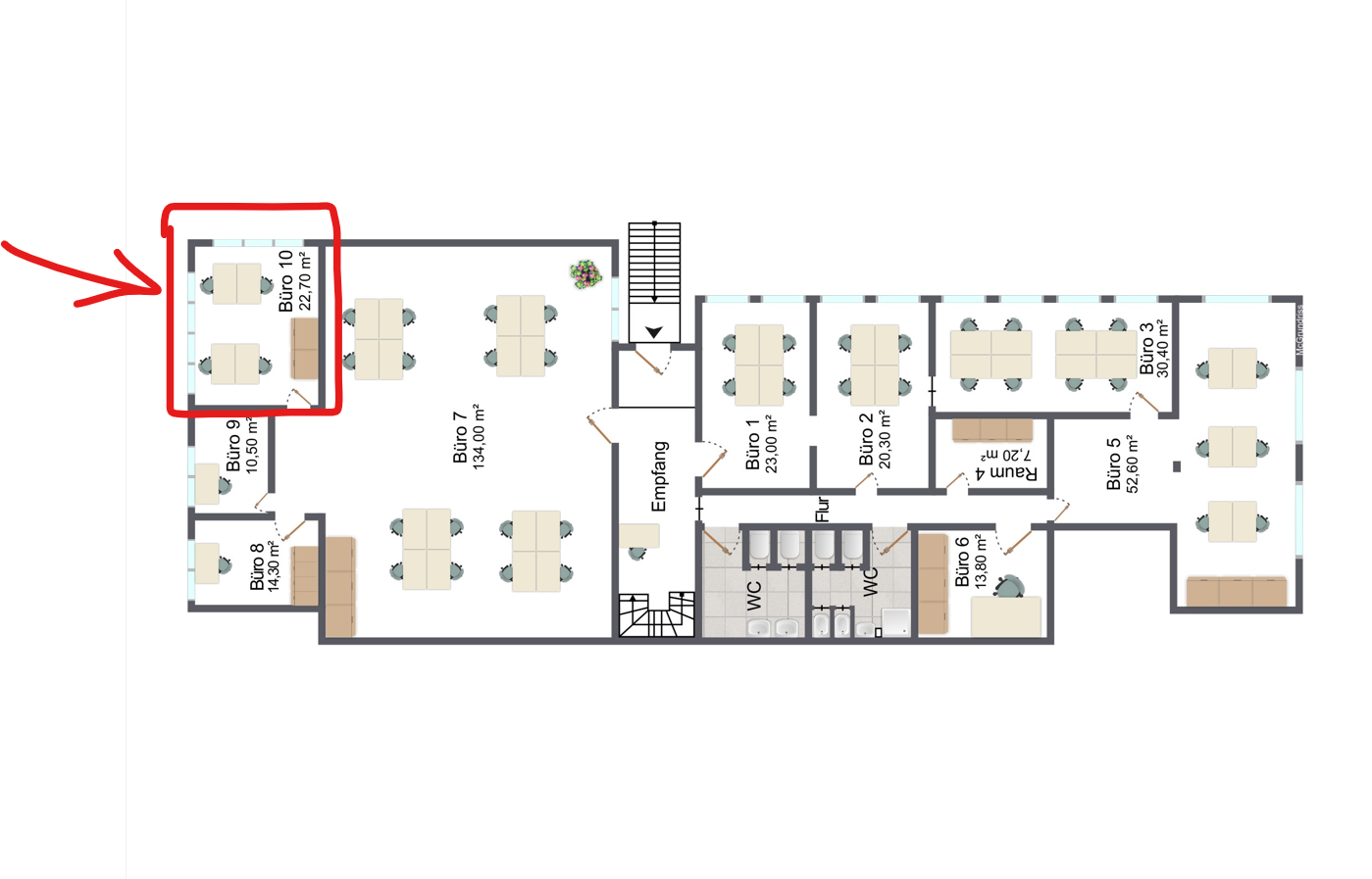 23m² office, Foto 5 von 5