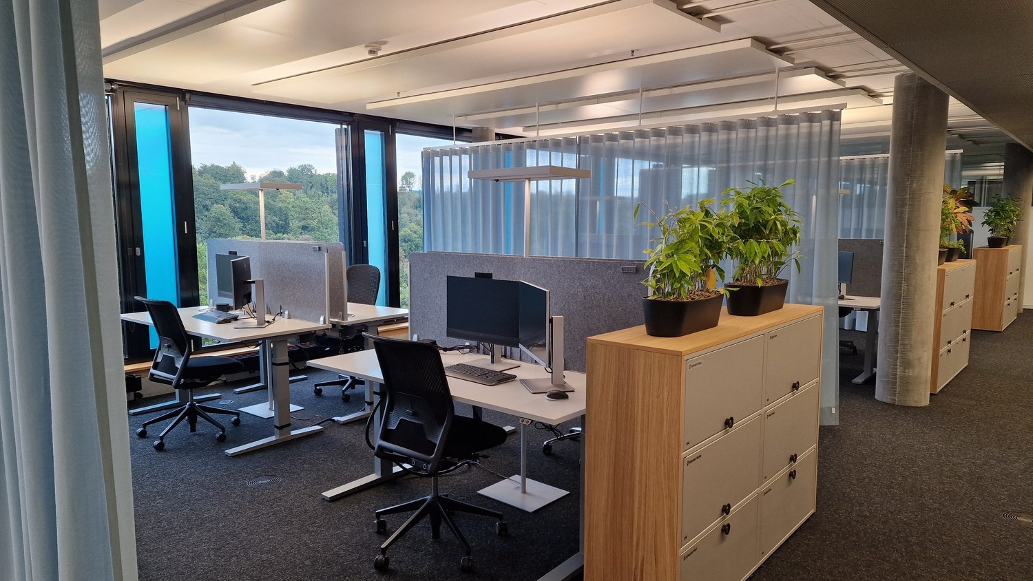 600m² office