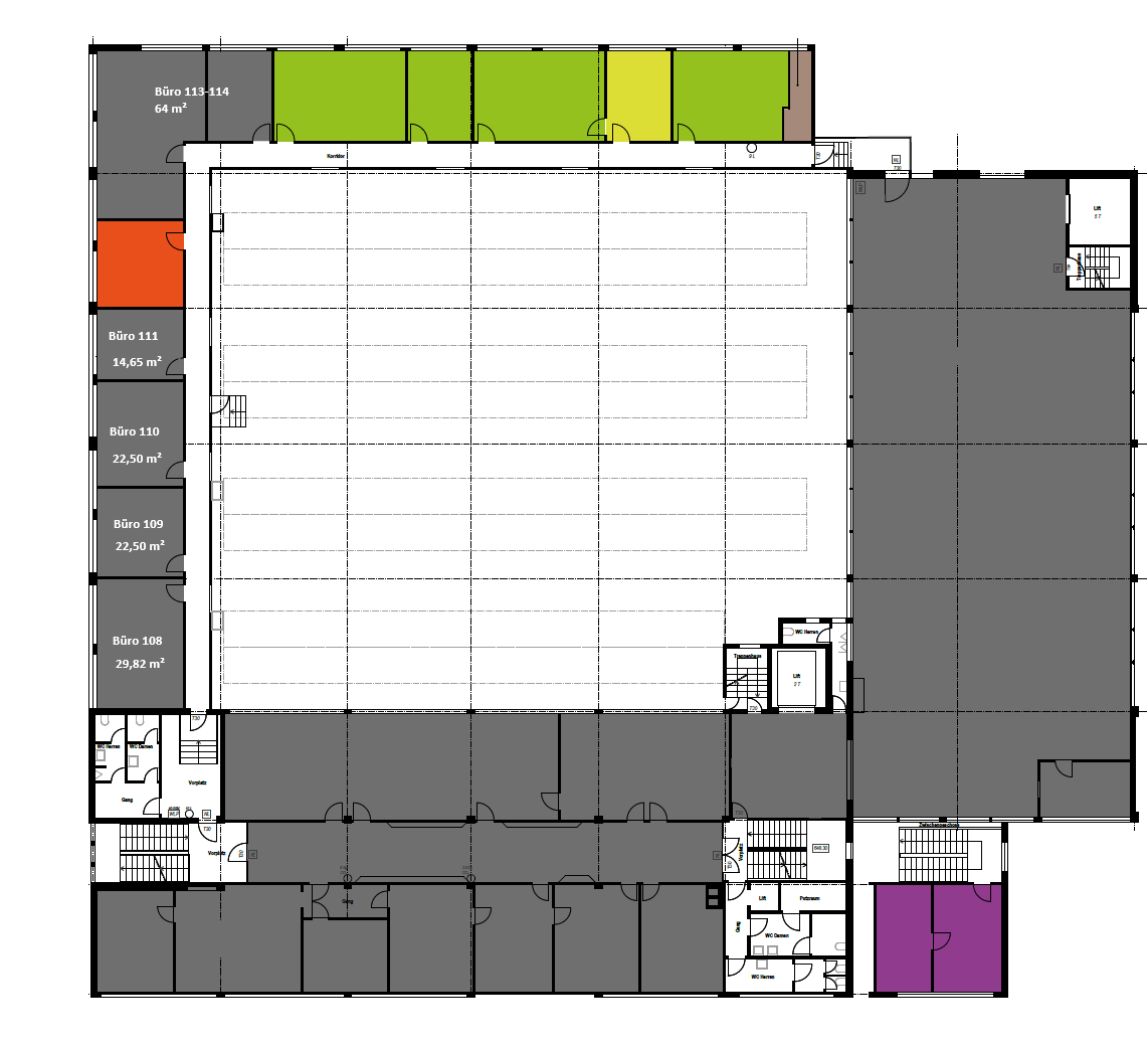 64m² office