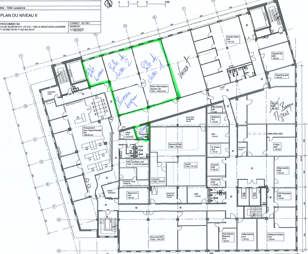 200m² Büro