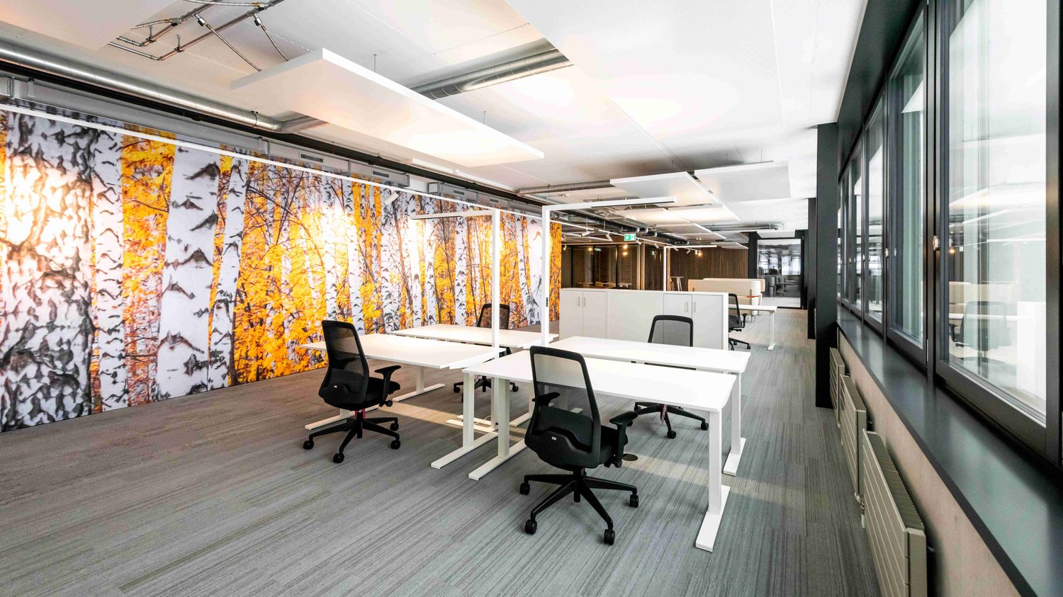 500m² office