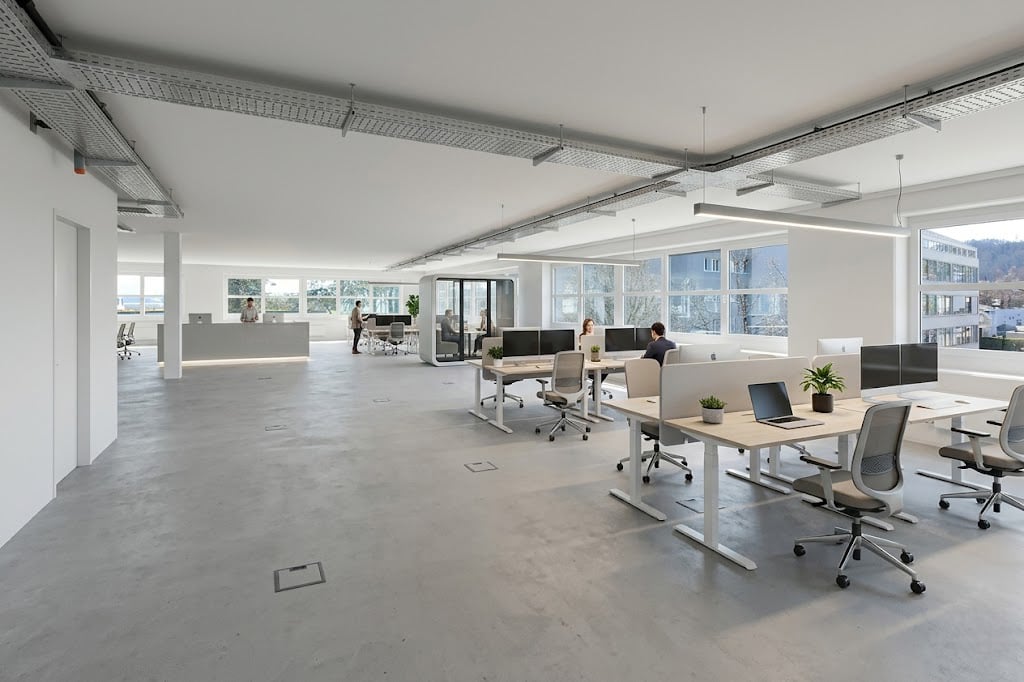 976m² office