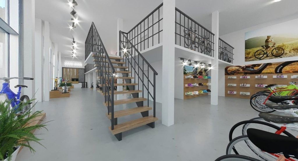 375m² shop