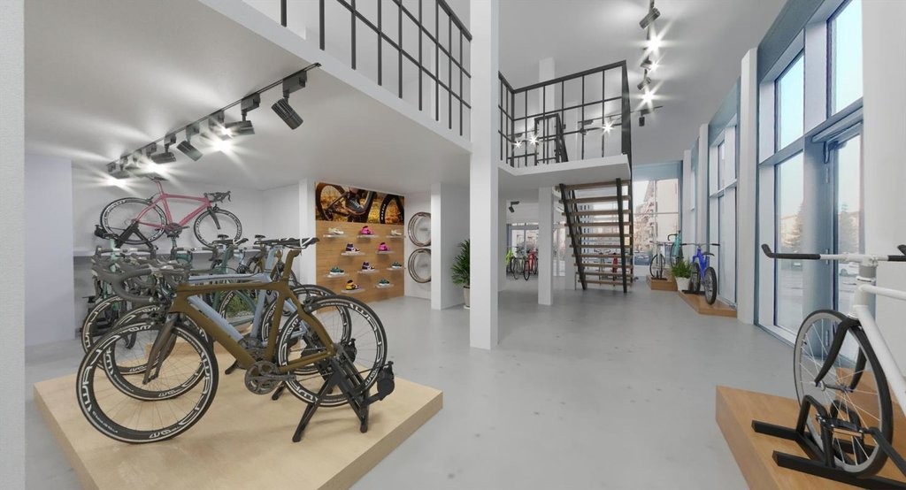 375m² shop