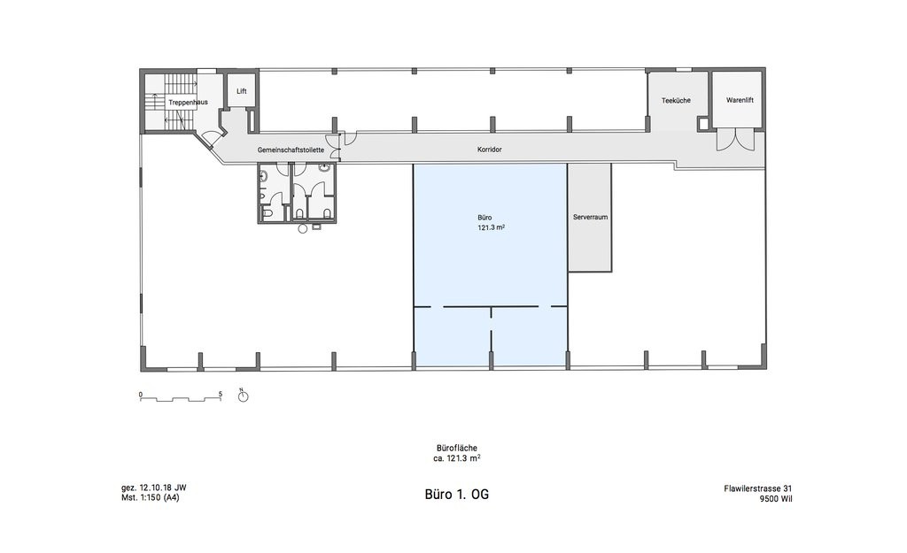 130m² office
