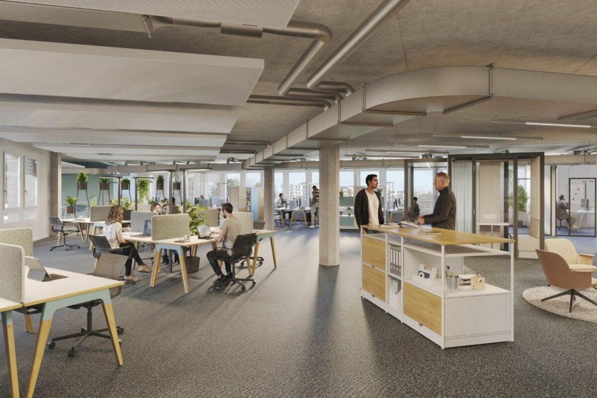 1500m² office