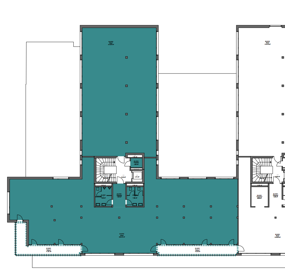 582m² office