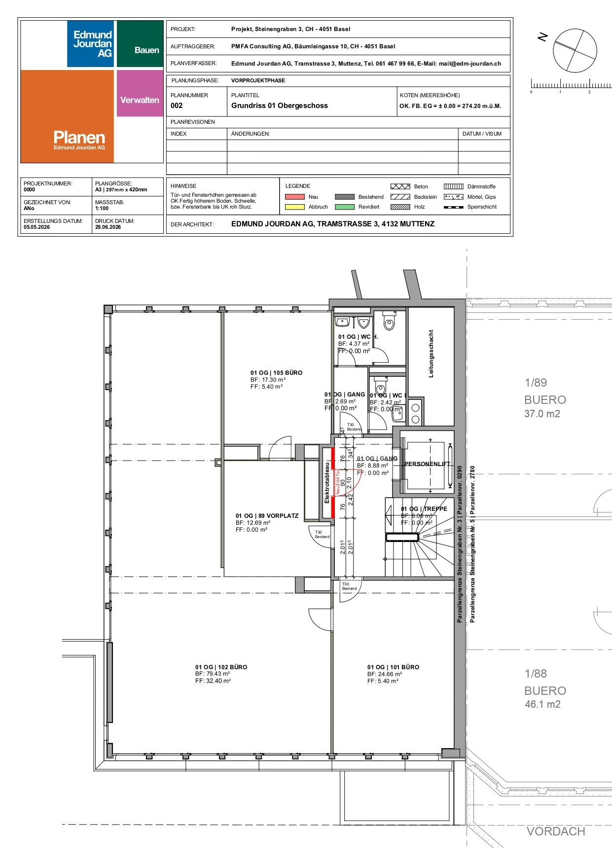 146m² office
