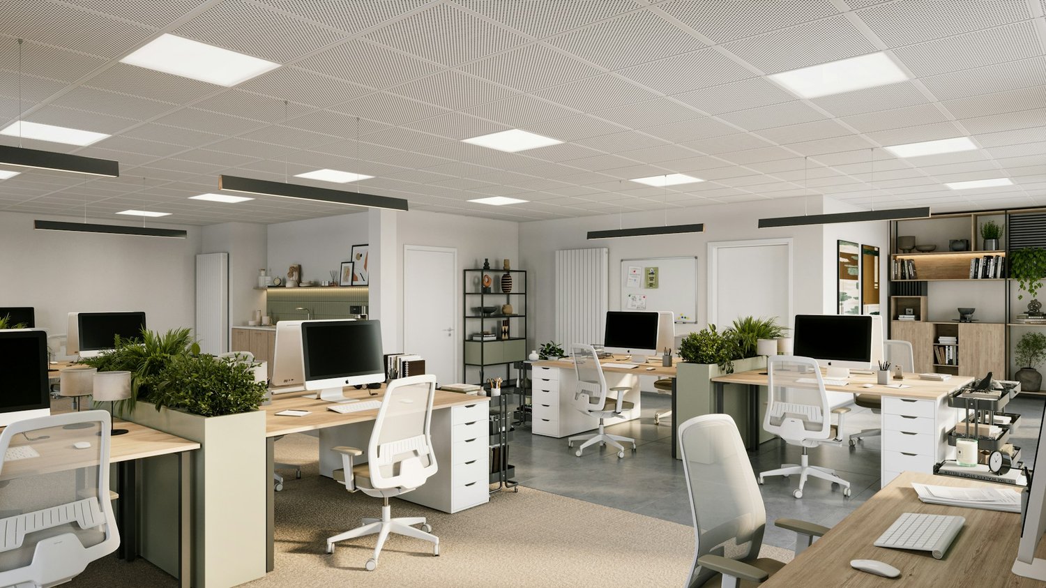 250m² office