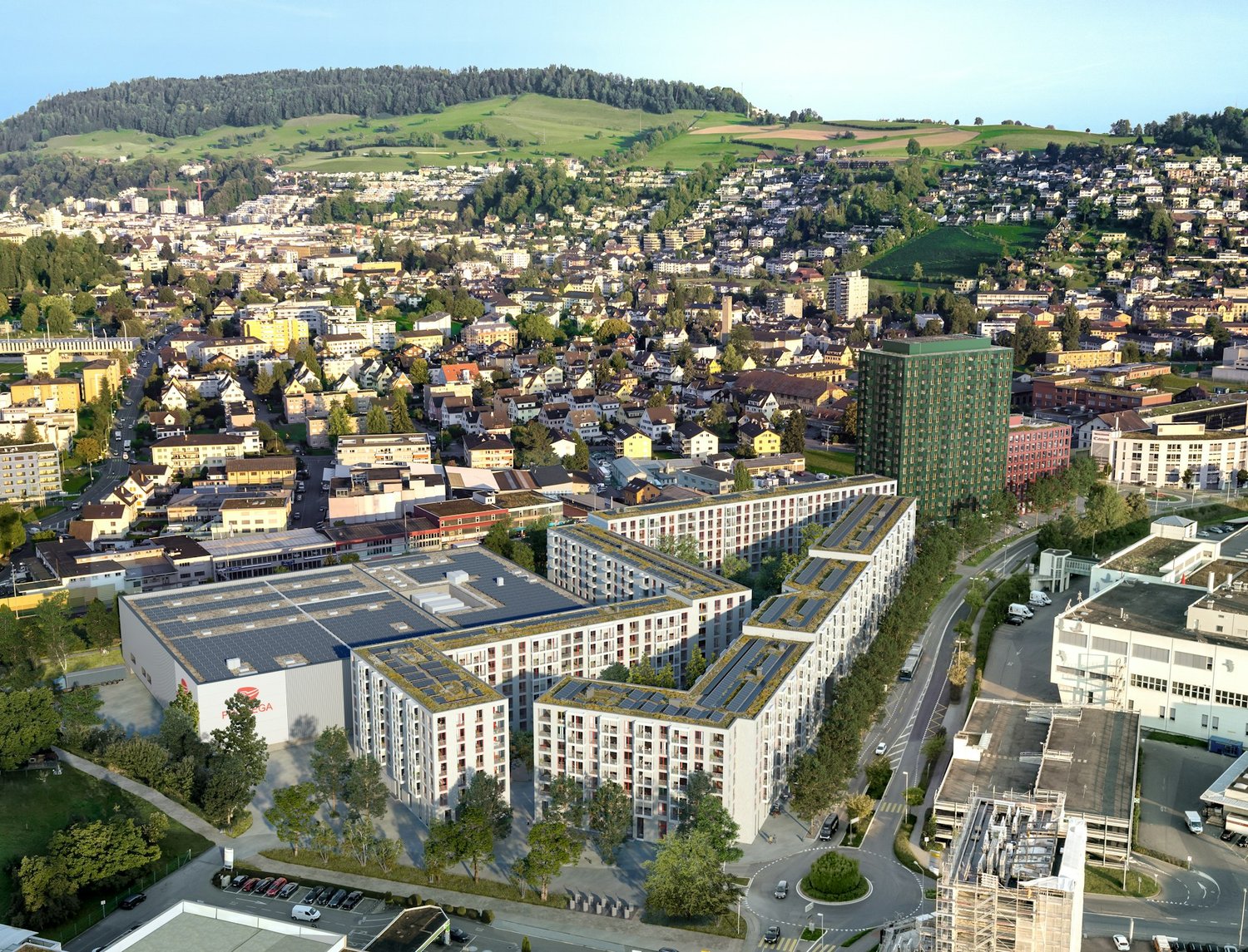 250m² office