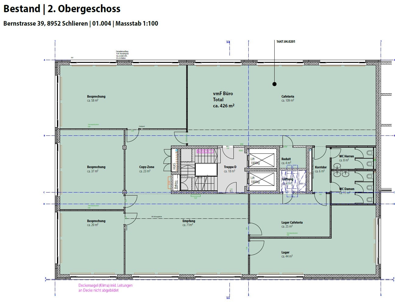 852m² ufficio