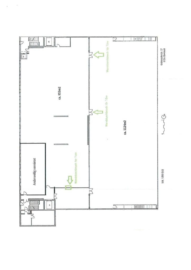 1124m² commercial