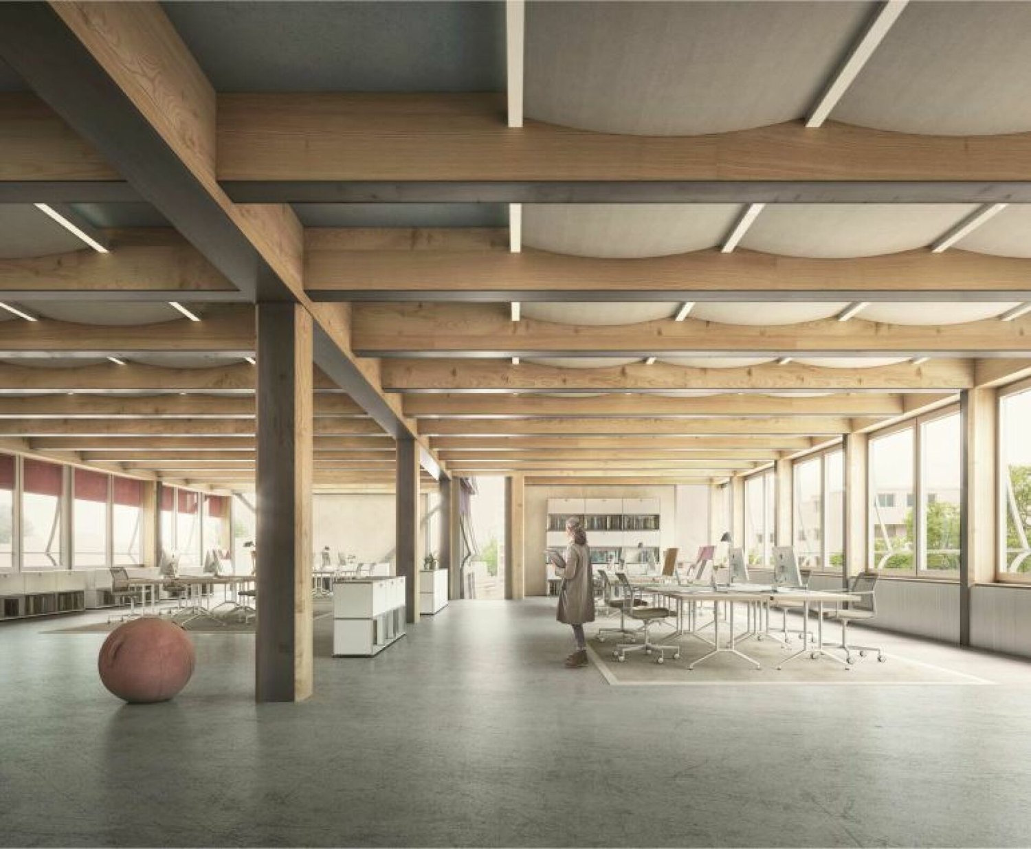 6200m² office
