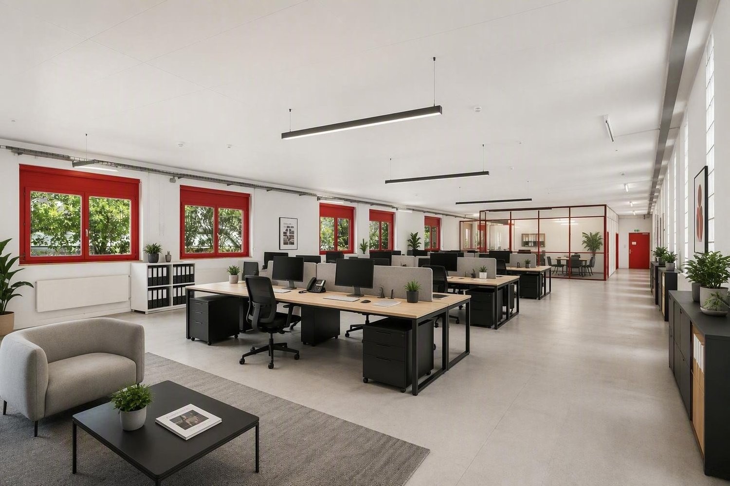 266m² office