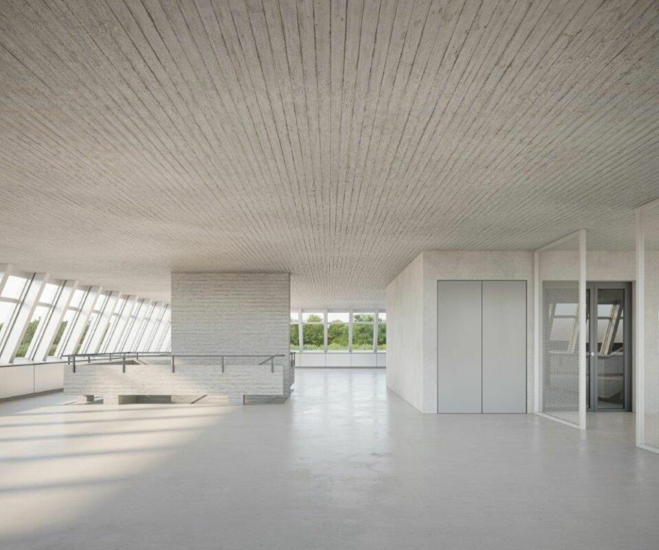 500m² office