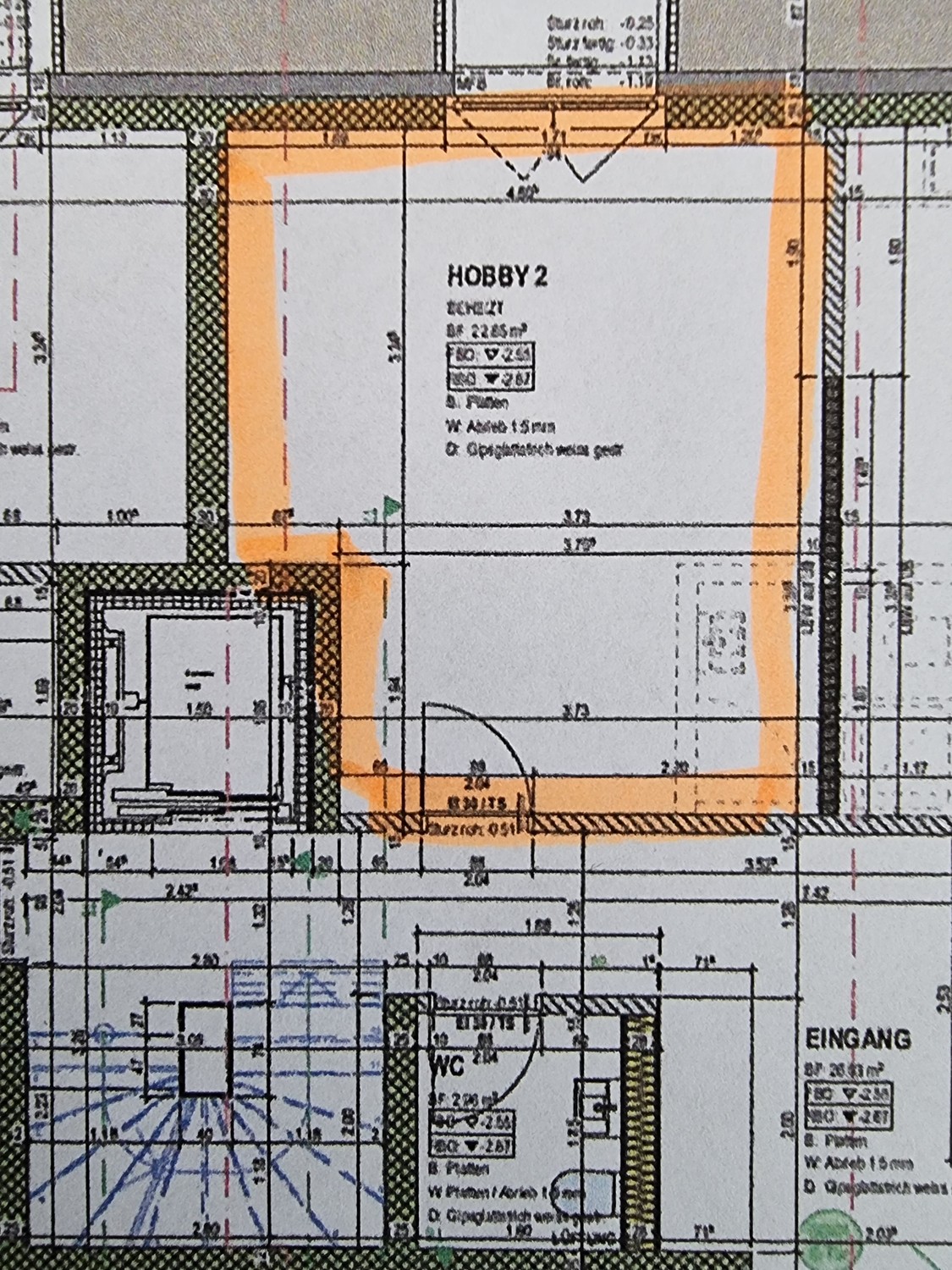 ufficio di 22m²