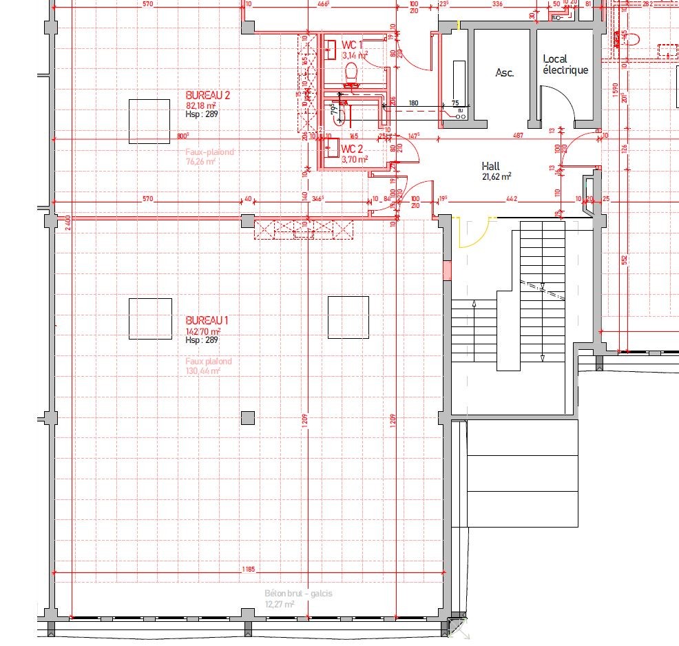 153m² Büro, Foto 2 von 3