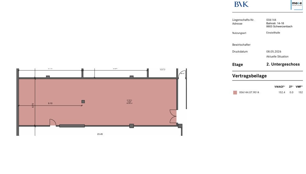 Local de stockage de 190m², photo 2 sur 2