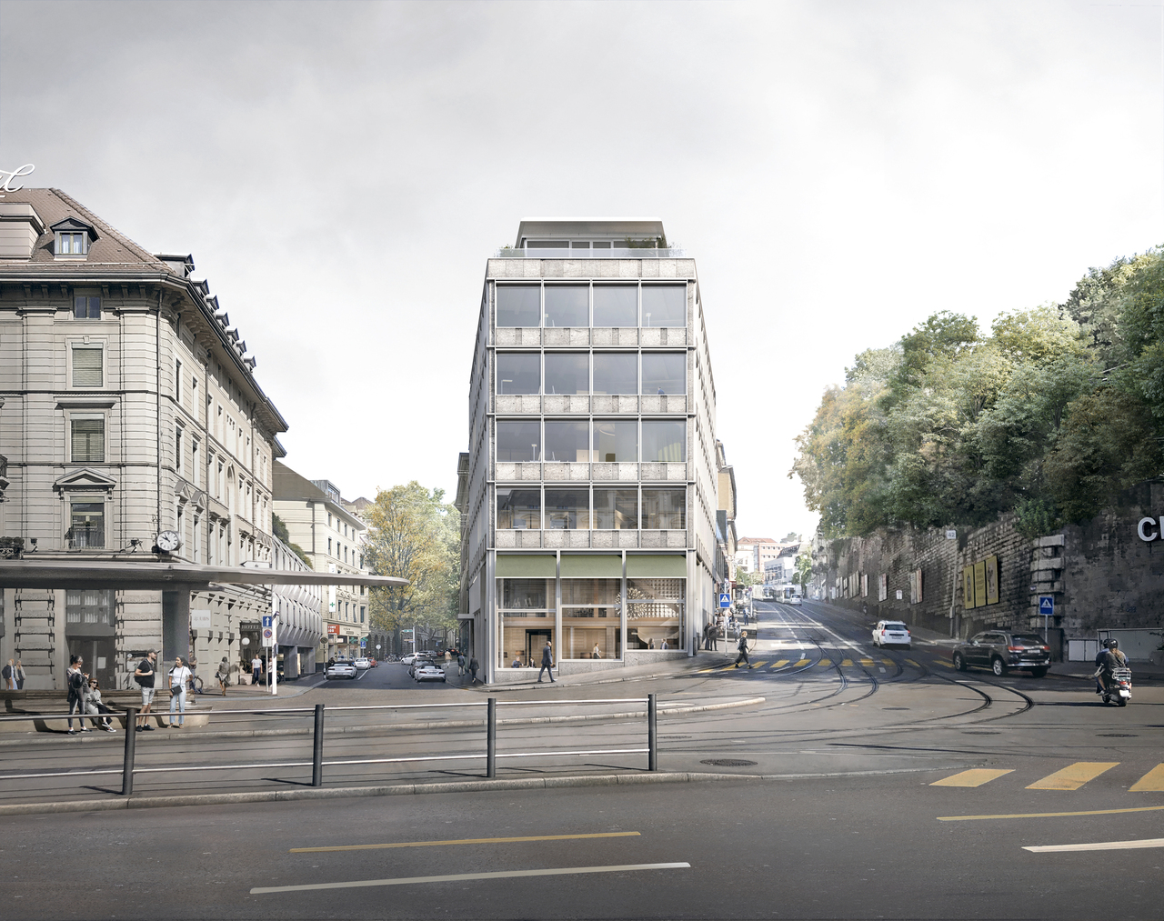 570m² office