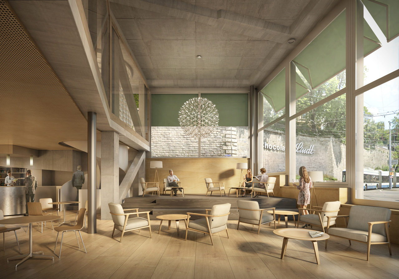570m² office