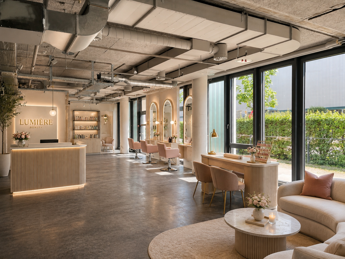 100m² shop