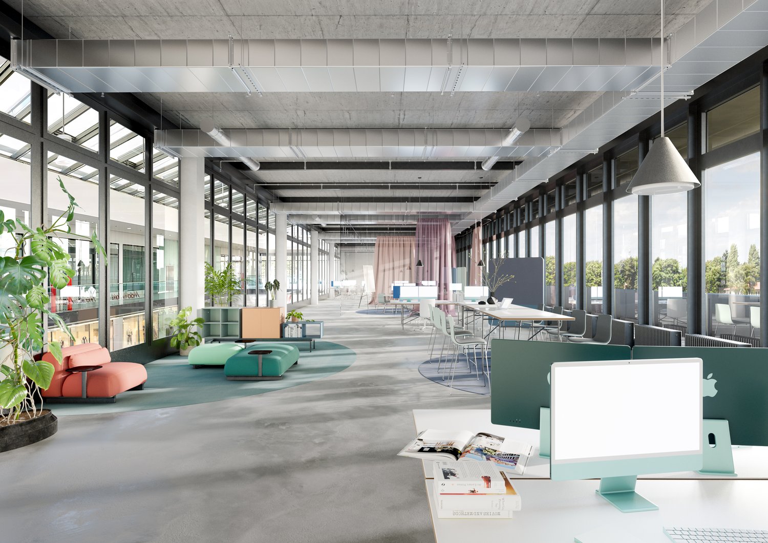 185m² office