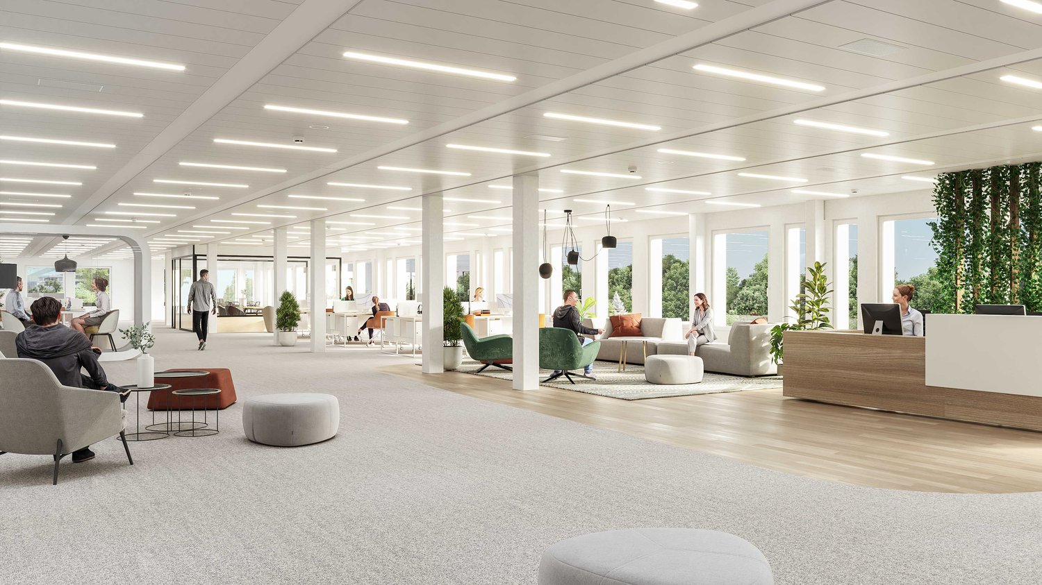 350m² Büro