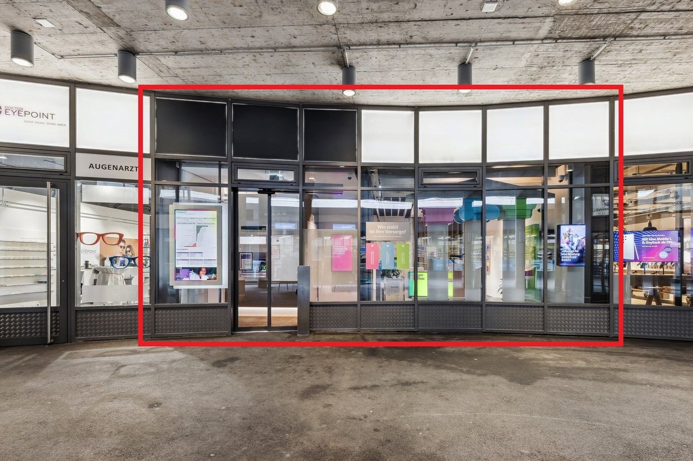 110m² negozio