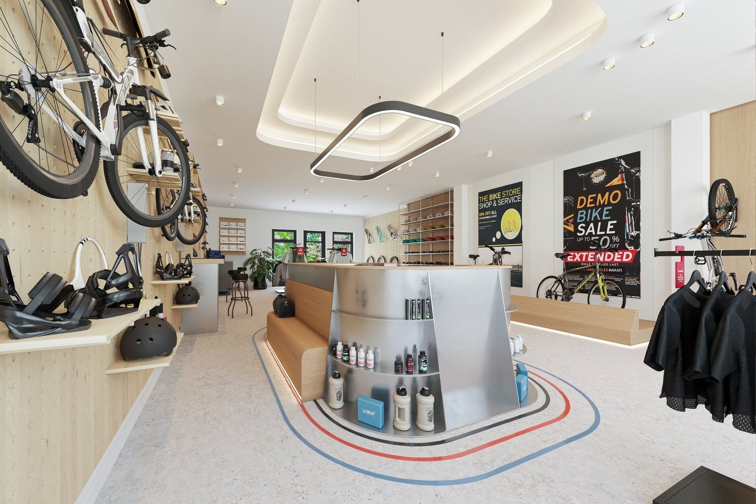 110m² negozio