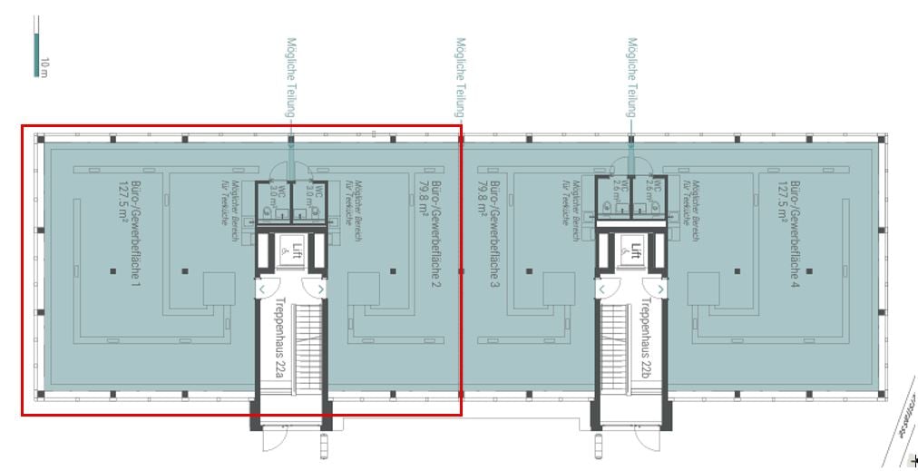130m² commercial