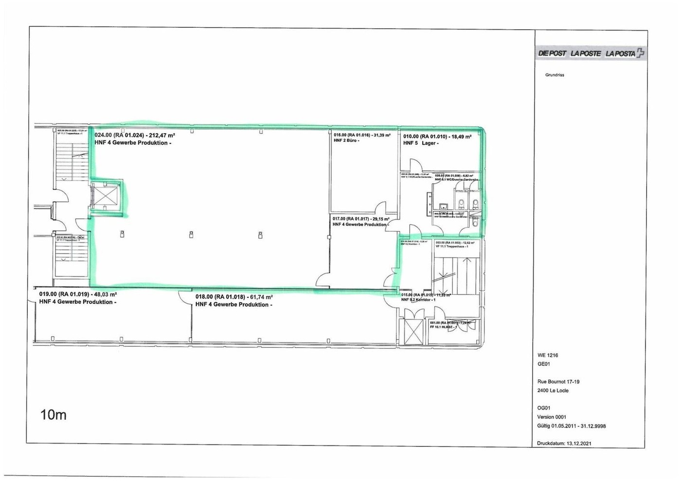 290m² Büro