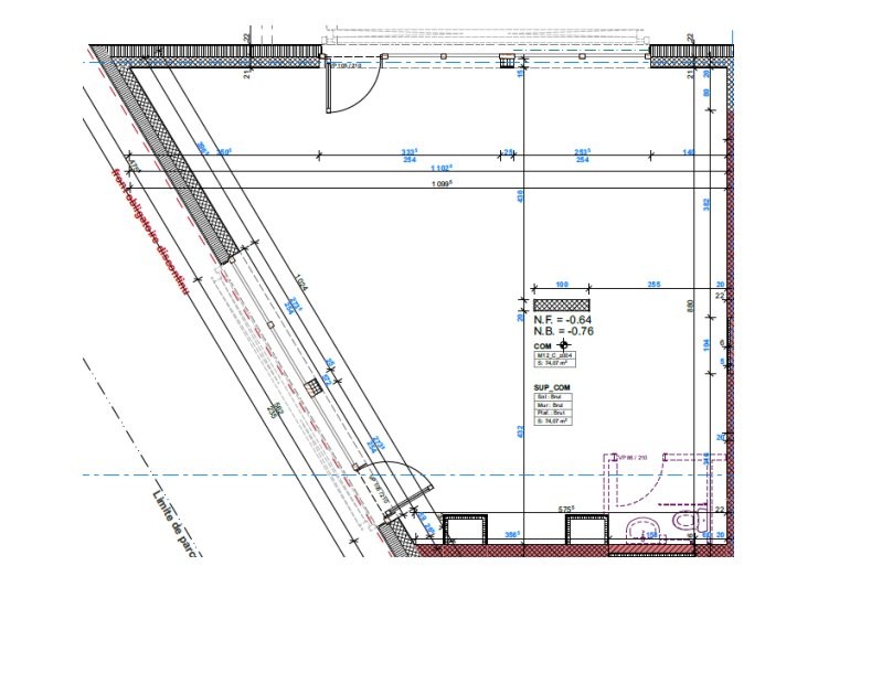 74m² commercial