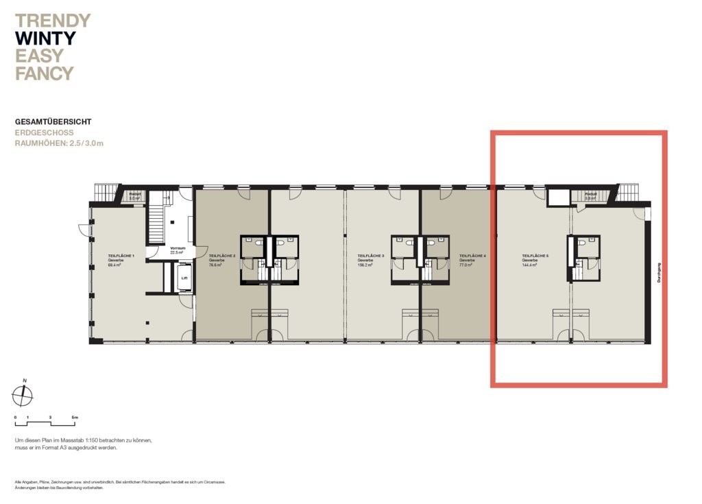 144m² office