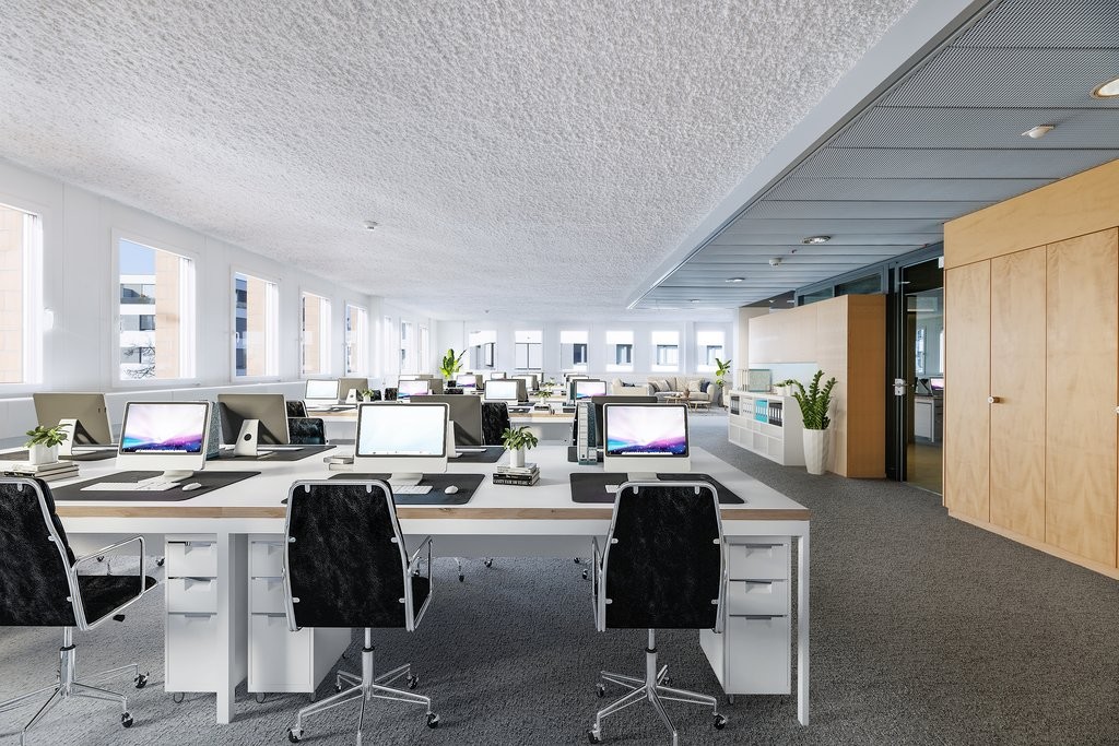 623m² office